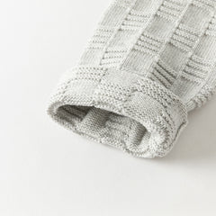 Dave&Bella Kids Boys Versatile Blue/Grey Breathable Cotton Turtle Pullover Sweater Tops