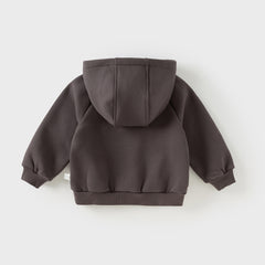 Dave&Bella Toddler Girls/Boys Cozy Hooded Plush-lined Warm Sweatshirts Tops