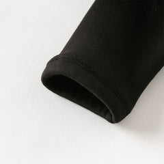 Dave&Bella Toddler Boys Versatile Carbon Black Warm Padded Pants