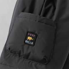 Dave&Bella Toddler Boys Versatile Carbon Black Warm Padded Pants