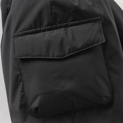 Dave&Bella Toddler Boys Versatile Carbon Black Warm Padded Pants