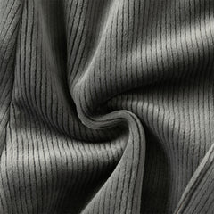 Dave&Bella Toddler Boys Winter Casual Grey Plush-lined Drawstring Pants