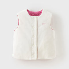 Dave&Bella Toddler Girls/Boys Versatile Round collar Sleeveless Reversible Vests Tops