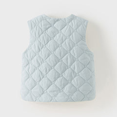 Dave&Bella Toddler Girls/Boys Versatile Round collar Sleeveless Reversible Vests Tops