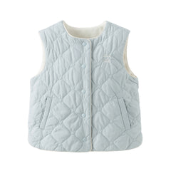 Dave&Bella Toddler Girls/Boys Versatile Round collar Sleeveless Reversible Vests Tops