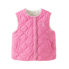 Dave&Bella Toddler Girls/Boys Versatile Round collar Sleeveless Reversible Vests Tops
