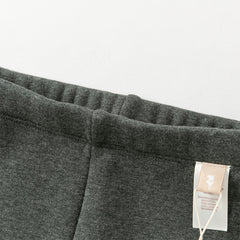 Dave&Bella Toddler Girls Casual Beige/Grey Outdoor Soft Plush-lined Leggings