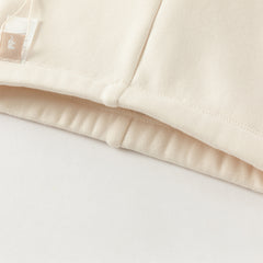 Dave&Bella Toddler Girls Casual Beige/Grey Outdoor Soft Plush-lined Leggings