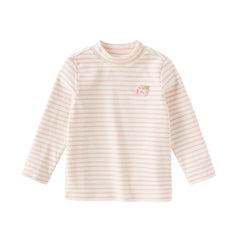 Dave&Bella Toddlerr Girls/Boys Autumn Striped Breathable Cotton Versatile T-shirt Tops