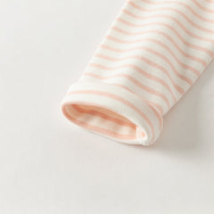 Dave&Bella Toddlerr Girls/Boys Autumn Striped Breathable Cotton Versatile T-shirt Tops