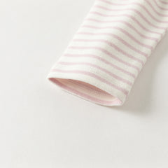 Dave&Bella Toddlerr Girls/Boys Autumn Striped Breathable Cotton Versatile T-shirt Tops