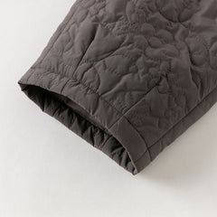 Dave&Bella Toddler Boys Versatile Grey Purple Loose Padded Pants