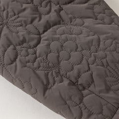 Dave&Bella Toddler Boys Versatile Grey Purple Loose Padded Pants