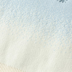 Dave&Bella Toddler Girls/Boys Cozy Long Sleeve Gradient Blue Versatile Sweater Tops