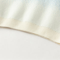 Dave&Bella Toddler Girls/Boys Cozy Long Sleeve Gradient Blue Versatile Sweater Tops