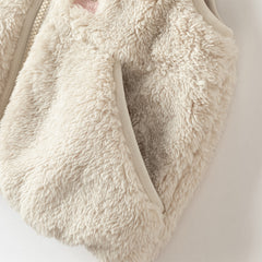 Dave&Bella Toddler Girls/Boys Winter Soft Plush-lined Turtle Vests Tops