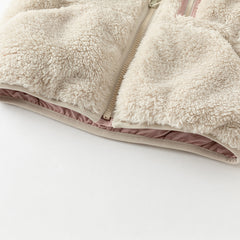 Dave&Bella Toddler Girls/Boys Winter Soft Plush-lined Turtle Vests Tops