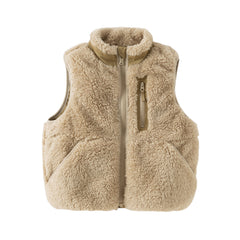 Dave&Bella Toddler Girls/Boys Winter Soft Plush-lined Turtle Vests Tops