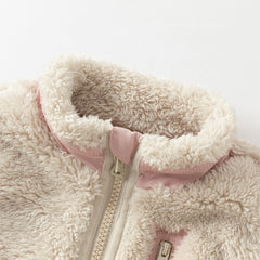 Dave&Bella Toddler Girls/Boys Winter Soft Plush-lined Turtle Vests Tops