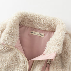 Dave&Bella Toddler Girls/Boys Winter Soft Plush-lined Turtle Vests Tops