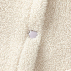 Dave&Bella Toddler Girls Winter Gentle White Outdoor Outwear Warm Hooded Coats