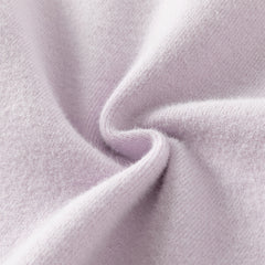 Dave&Bella Kids Girls Elegant Purple Soft Turtle  Plush-lined Sweaters Tops