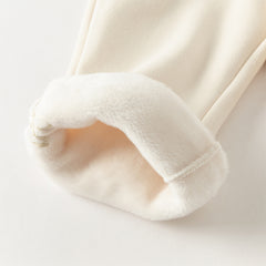 Dave&Bella Toddler Girl Casual Straight-leg Warm Plush-lined Pants