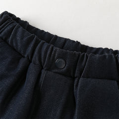 Dave&Bella Toddler Girls Winter Cool Navy Blue Lightweight Windproof Down Pants