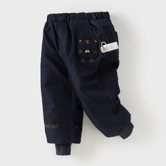 Dave&Bella Toddler Girls Winter Cool Navy Blue Lightweight Windproof Down Pants