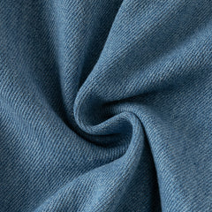 Dave&Bella Toddler Girls Winter Sweet Denim Blue Straight-leg Plush-lined Long Jeans Pants