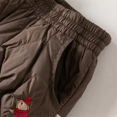 Dave&Bella Toddler Girls/Boys Winter Versatile Cozy Down Pants