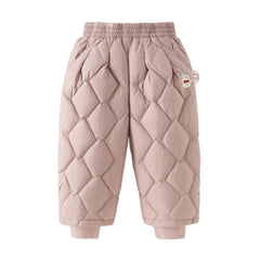 Dave&Bella Toddler Girls/Boys Winter Versatile Cozy Down Pants