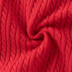 Dave&Bella Toddler Boys Red Outwear Cozy Plush-lined Sweater Coats