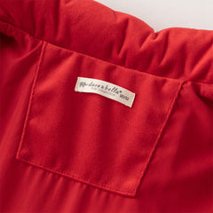 Dave&Bella Toddler Girls Winter Christimas Red Turtle Outdoor Windproof Warm Down Coats