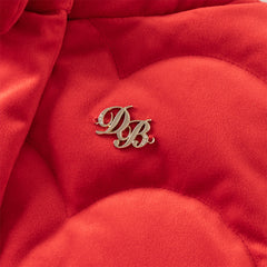 Dave&Bella Toddler Girls Winter Christimas Red Turtle Outdoor Windproof Warm Down Coats