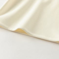 Dave&Bella Toddler Girls Winter Charming Beige Soft Long-sleeved T-Shirts Tops