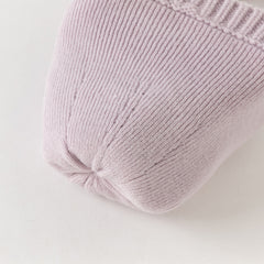 Dave&Bella Toddler Girls Adorable Purple/Beige Versatile Cozy Pullover Hats
