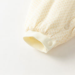 Dave&Bella Baby Boys Winter Apricot Indoor Padded Rompers