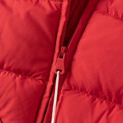Dave&Bella Baby Girls/Boys Winter Festival Red Warm Windproof Hooded Down Rompers