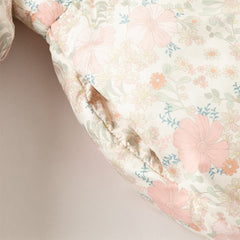 Dave&Bella Toddler Girls Winter Adorable Pink Floral Outwear Paddes Hooded Coats