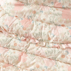 Dave&Bella Toddler Girls Winter Adorable Pink Floral Outwear Paddes Hooded Coats