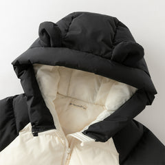 Dave&Bella Toddler Girls/Boys Winter Cute Animal-shaped Plush-lined Hooded Down Coats