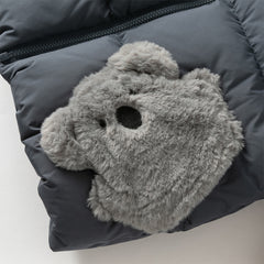 Dave&Bella Toddler Girls/Boys Winter Cute Animal-shaped Plush-lined Hooded Down Coats