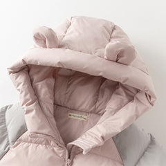 Dave&Bella Toddler Girls/Boys Winter Cute Animal-shaped Plush-lined Hooded Down Coats