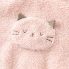 Dave&Bella Toddler Girls Autumn Pink Cute Cat-style Padded Sweatshirts Tops