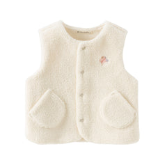 Dave&Bella Toddler Girls/Boys Autumn Soft Versatile Fleece Vest Tops
