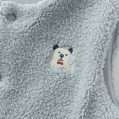 Dave&Bella Toddler Girls/Boys Autumn Soft Versatile Fleece Vest Tops