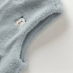 Dave&Bella Toddler Girls/Boys Autumn Soft Versatile Fleece Vest Tops