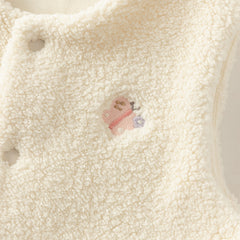 Dave&Bella Toddler Girls/Boys Autumn Soft Versatile Fleece Vest Tops