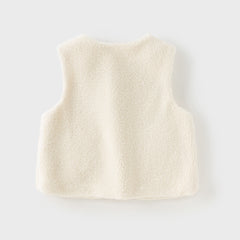 Dave&Bella Toddler Girls/Boys Autumn Soft Versatile Fleece Vest Tops